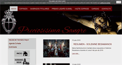 Desktop Screenshot of preciosisimasangre.com